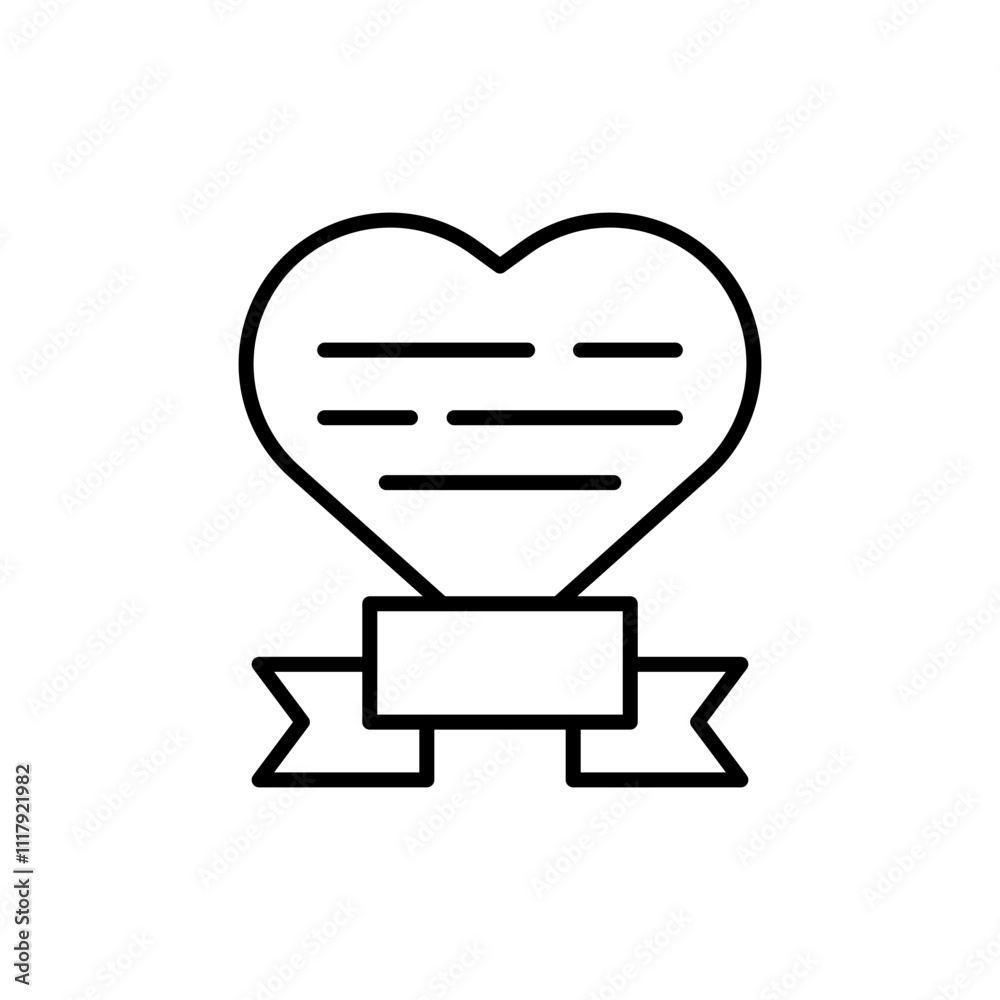 Love letter outline icons, minimalist vector illustration ,simple transparent graphic element .Isolated on white background Love letter outline icons, minimalist vector illustration ,simple transparent graphic element .Isolated on white background