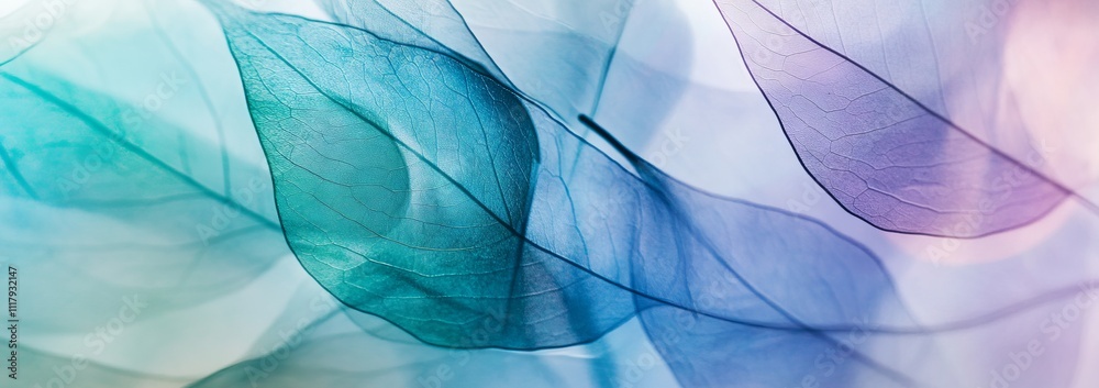 Abstract Double Exposure of Transparent Leaf and Botanical Structure. AI generated illustration Abstract Double Exposure of Transparent Leaf and Botanical Structure. AI generated illustration