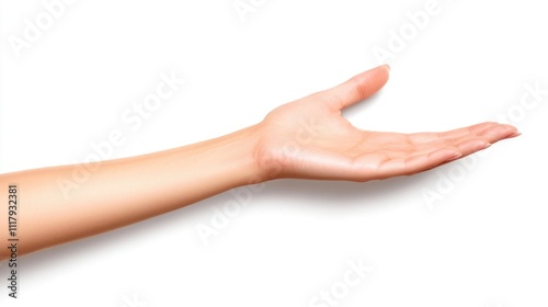 Open hand gesture depicting chaos and uncertainty