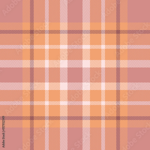 Plaid check pattern. Seamless fabric texture. Tartan textile print.