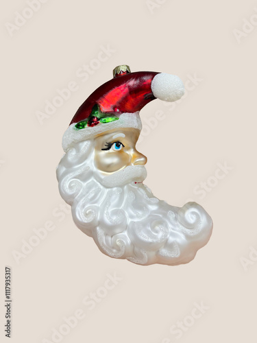  Christmas glass Santa toy