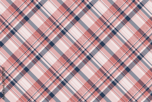 Pastel seamless vector plaid, no people pattern check texture. Furry fabric tartan textile background in light and pastel colors.