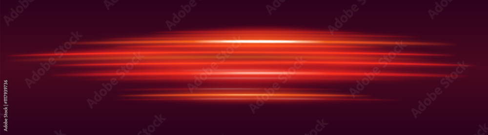 Red motion blur beam. Dynamic horizontal streaks, glowing red and orange light, abstract motion effect, futuristic energy, speed visual, modern lighting decor, radiant design. Red motion blur beam. Dynamic horizontal streaks, glowing red and orange light, abstract motion effect, futuristic energy, speed visual, modern lighting decor, radiant design.