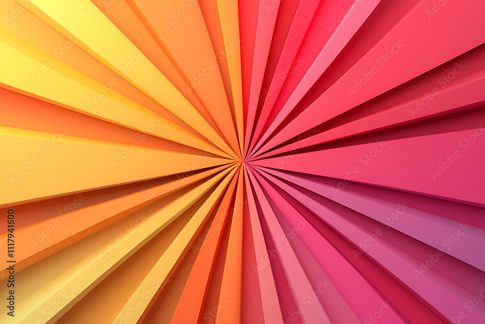 Fototapeta premium Prismatic Petal Explosion