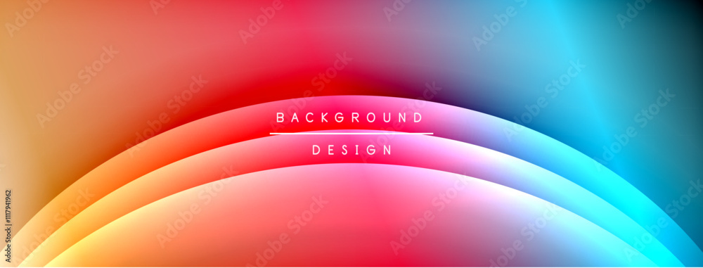 Naklejka premium Gradient and shadow wave line geometric background. Vector Illustration For Wallpaper, Banner, Background, Card, Book Illustration, landing page