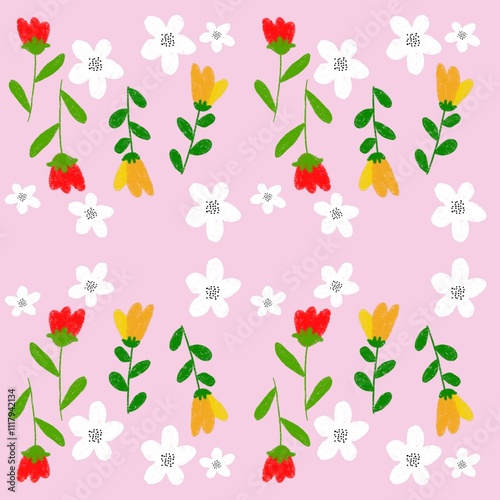 Wallpaper Mural background with flower Torontodigital.ca