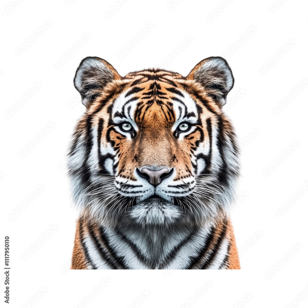 Majestic Tiger Portrait Intense Gaze of a Bengal Tiger Majestic Tiger Portrait Intense Gaze of a Bengal Tiger