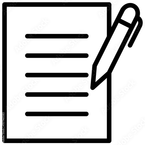 Informed Consent icon Vector illustation