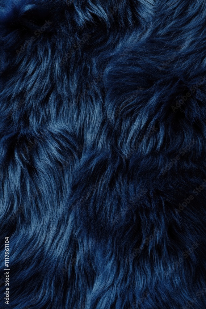 This is a close-up image of blue faux fur, showcasing its soft texture and vibrant color. The fabric appears plush and luxurious. This is a close-up image of blue faux fur, showcasing its soft texture and vibrant color. The fabric appears plush and luxurious.