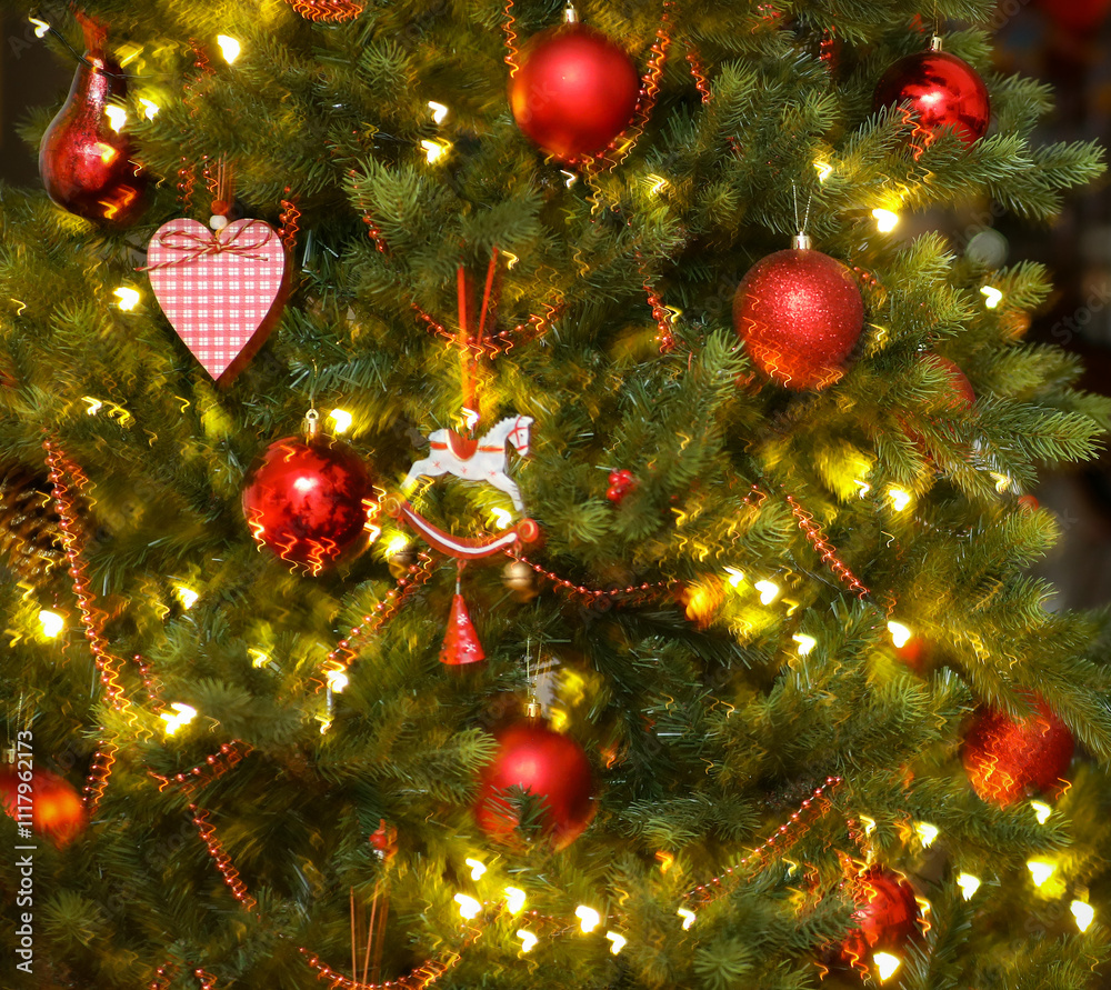 christmas decorated tree