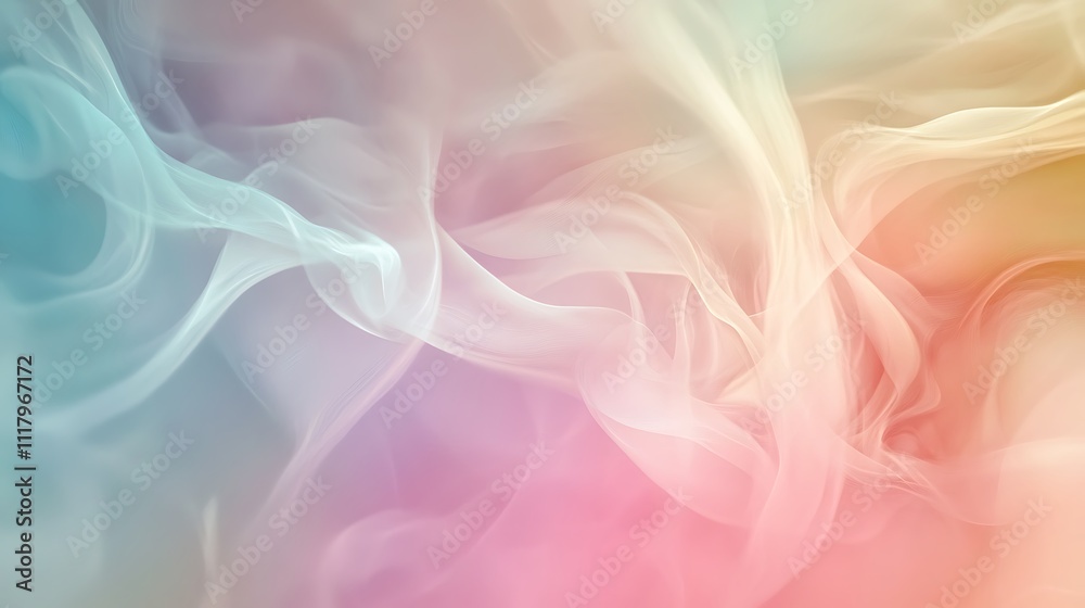 Soft, flowing abstract background with pastel colors and wispy patterns. Soft, flowing abstract background with pastel colors and wispy patterns.