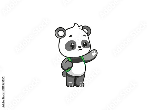  Panda, bear, black and white color panda, animal,