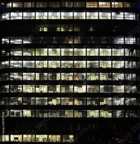 Obraz na płótnie business skyscraper w salonie