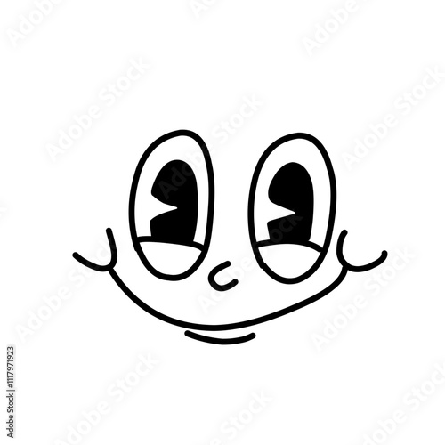 cartoon mascot character funny face