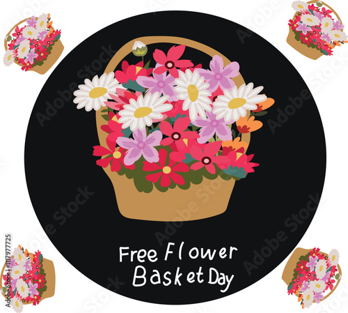 free flower Basket Day is celebrated every year on 4 january.