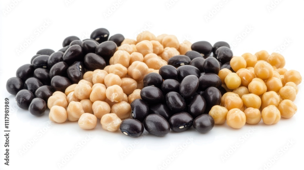 National Chickpea Day Variety of beans and chickpeas on white background National Chickpea Day Variety of beans and chickpeas on white background