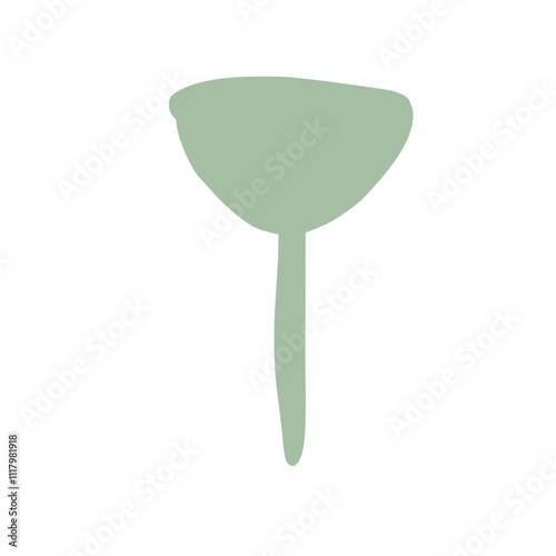shrubbery tree simple vector illustration