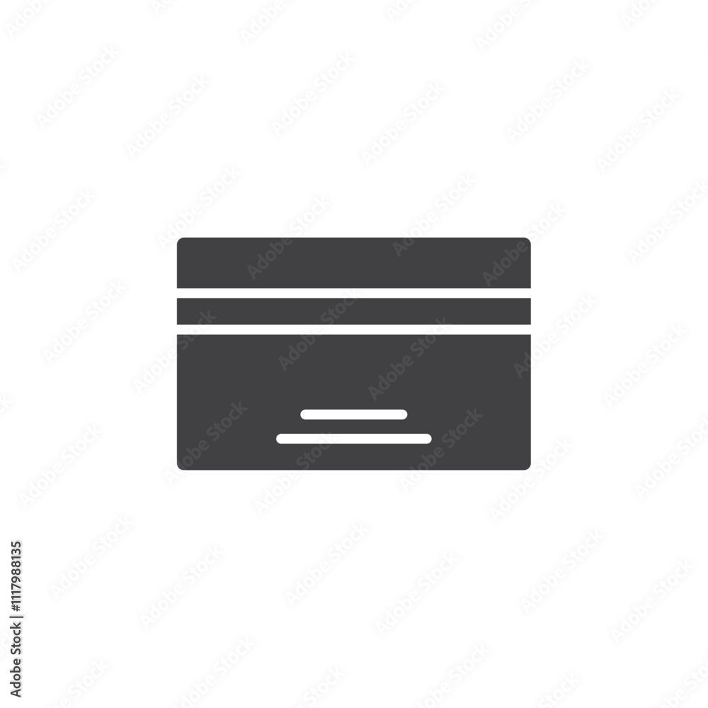 ATM card icon flat and simple set design ATM card icon flat and simple set design