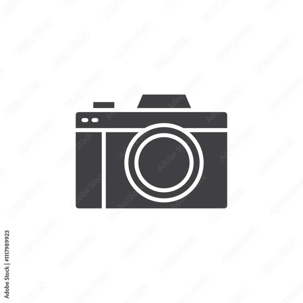 Camera icons flat and simple set design Camera icons flat and simple set design