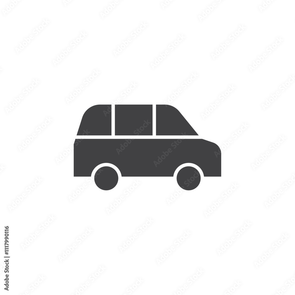 Car icon flat and simple set design Car icon flat and simple set design