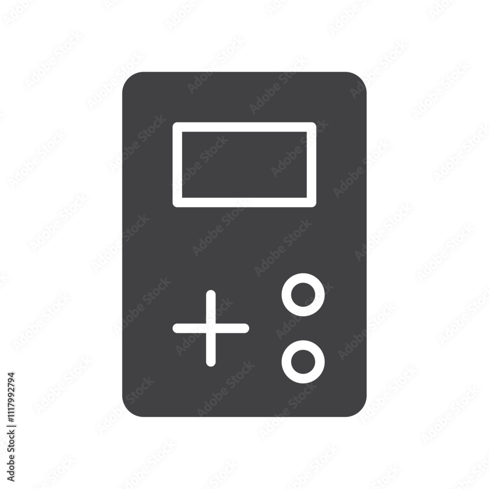Game console icon flat and simple set design Game console icon flat and simple set design
