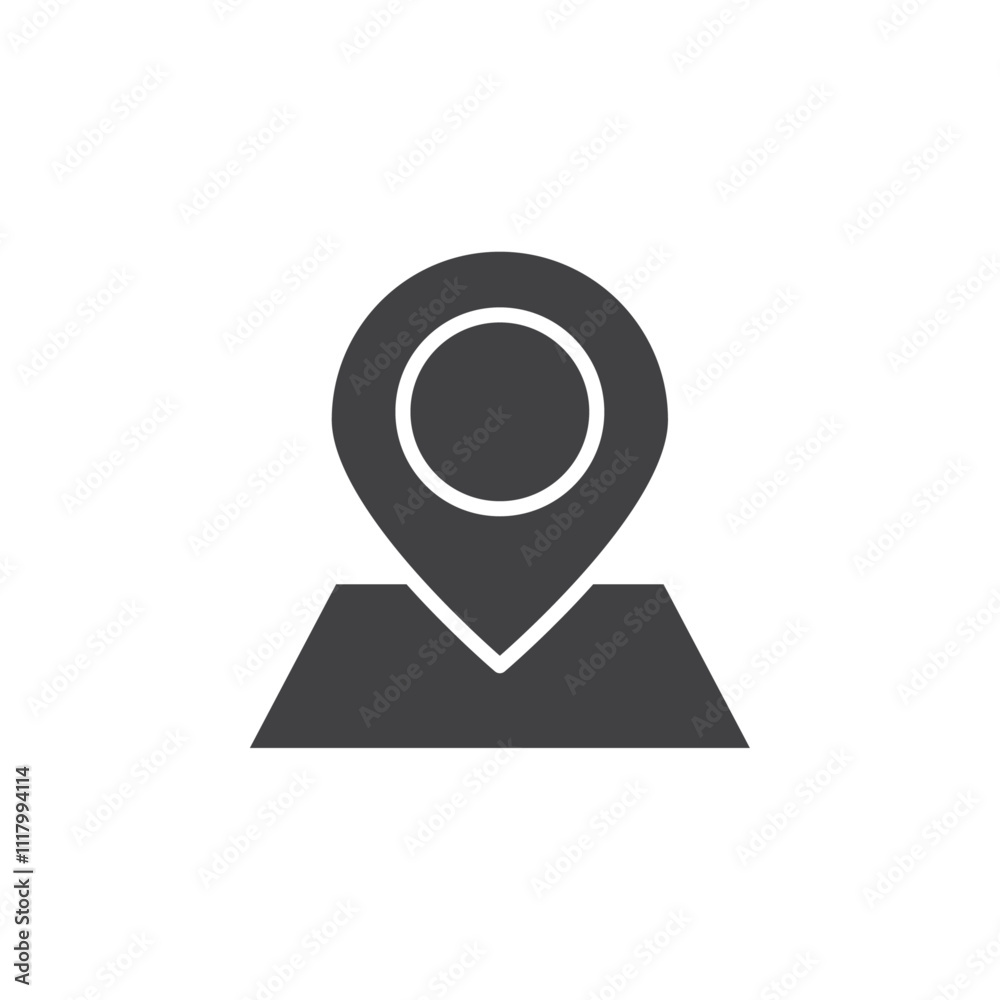 Map pointer icon flat and simple set design Map pointer icon flat and simple set design