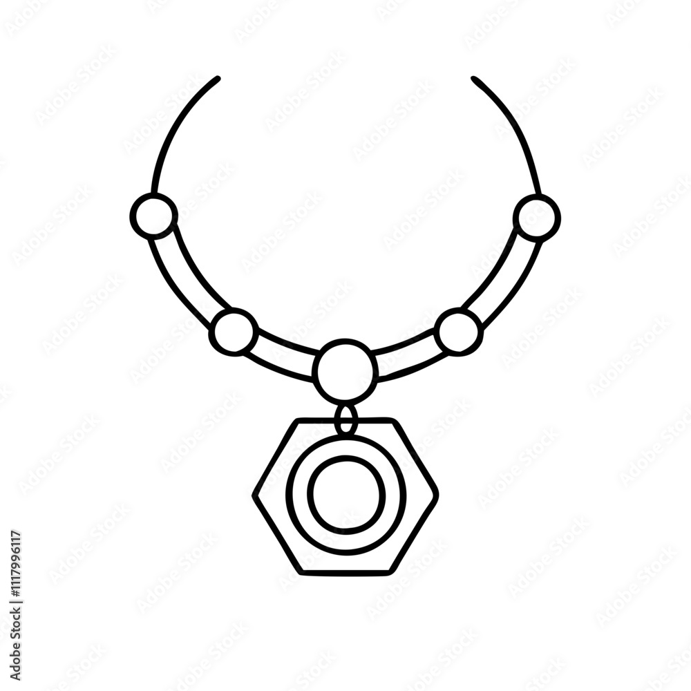 gold necklace icon, new year illustration, new year icon - simple black line art of gold necklace, symbolizing new year celebrations. new year vector. gold necklace icon, new year illustration, new year icon - simple black line art of gold necklace, symbolizing new year celebrations. new year vector.