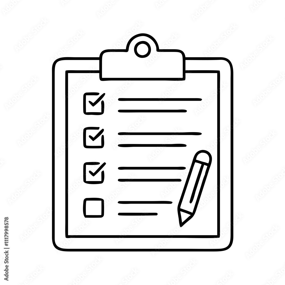 resolutions clipboard icon, new year illustration, new year icon - simple black line art of resolutions clipboard, symbolizing new year celebrations. new year vector. resolutions clipboard icon, new year illustration, new year icon - simple black line art of resolutions clipboard, symbolizing new year celebrations. new year vector.