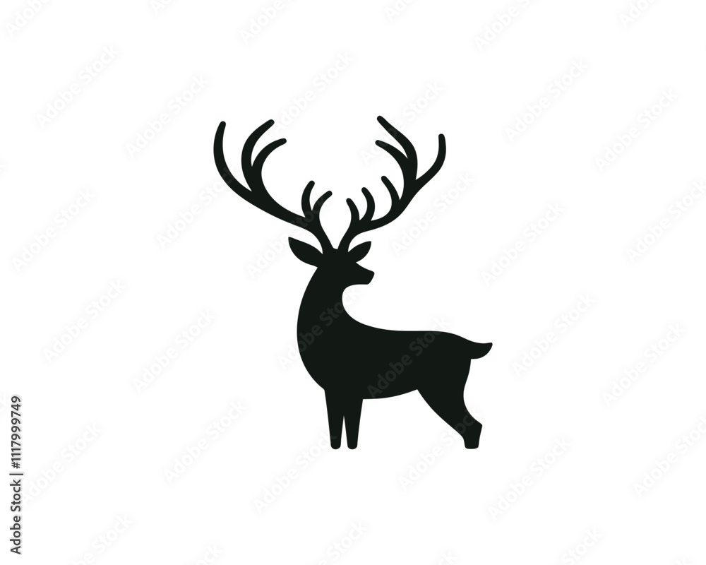 deer silhouette vector