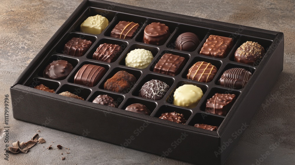 Luxurious Assortment of Gourmet Chocolates Luxurious Assortment of Gourmet Chocolates