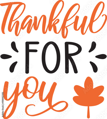 thankful for you SVG