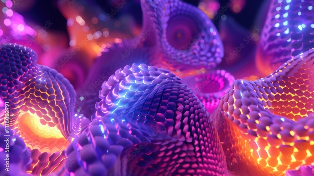 Abstract digital art with vibrant colors and intricate textures. Abstract digital art with vibrant colors and intricate textures.