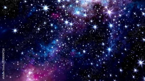 Wallpaper Mural Stunning cosmic landscape with vibrant stars and nebulae in deep space, celestial background, copy space Torontodigital.ca