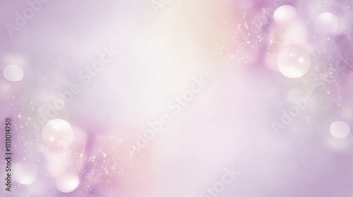  Soft pastel watercolor background with dreamy clouds and sparkles