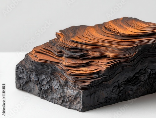 Exploring the intricacies of metallic composite material cross-section industrial setting visual documentation close-up view innovative structure for advanced material research
