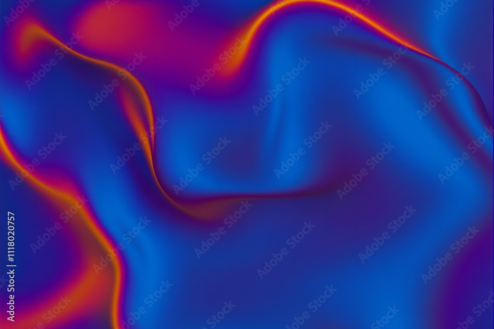 Obraz premium a blue and red background with a red and orange pattern