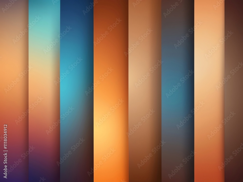 Abstract Gradient Stripes: A Visual Symphony of Hues and Shades