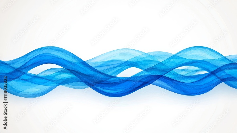 An abstract pattern of flowing teal waves against a white background, suggesting calmness and fluidity. An abstract pattern of flowing teal waves against a white background, suggesting calmness and fluidity.