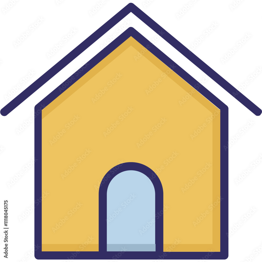 Building vector icon with an isolated background Building vector icon with an isolated background