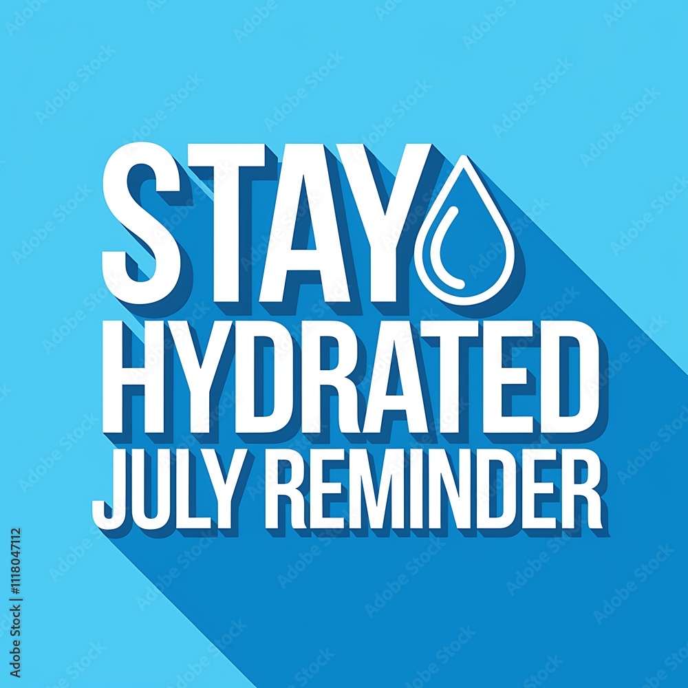 Stay Hydrated July Reminder Important Message Stay Hydrated July Reminder Important Message