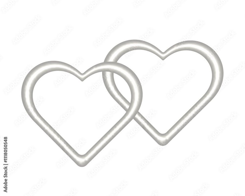 Two hearts. Love symbol.
3D illustration. PNG with transparent background. Two hearts. Love symbol.
3D illustration. PNG with transparent background.