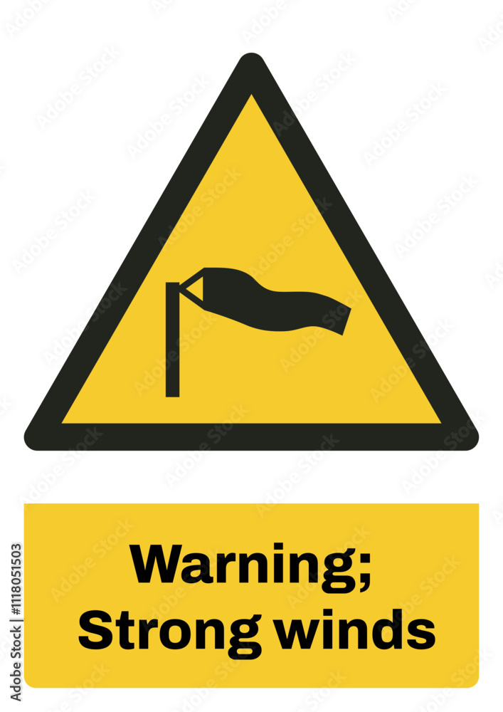 ISO warning safety signs sentence case text_warning ; strong winds_portrait size a4/a3/a2/a1
ISO warning safety signs sentence case text_warning ; strong winds_portrait size a4/a3/a2/a1