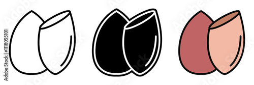 Beauty Blender icon is a soft, teardrop-shaped sponge used to blend foundation, concealer, and other makeup products seamlessly on skin.