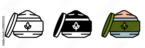 Body Scrub icon is a skin exfoliant with textured particles, used to remove dead skin cells and reveal smoother, refreshed skin.