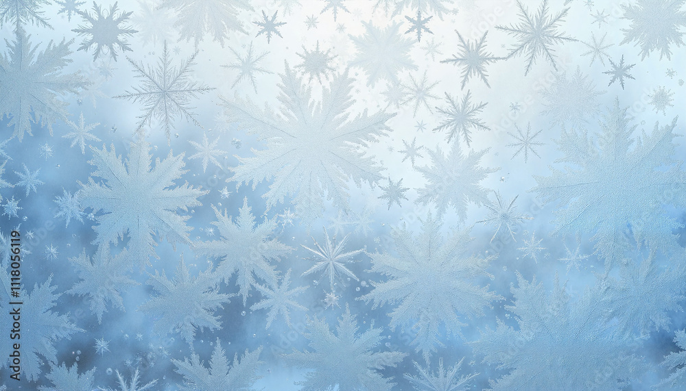 Intricate frost patterns on a cold glass surface creating a beautiful winter texture Intricate frost patterns on a cold glass surface creating a beautiful winter texture