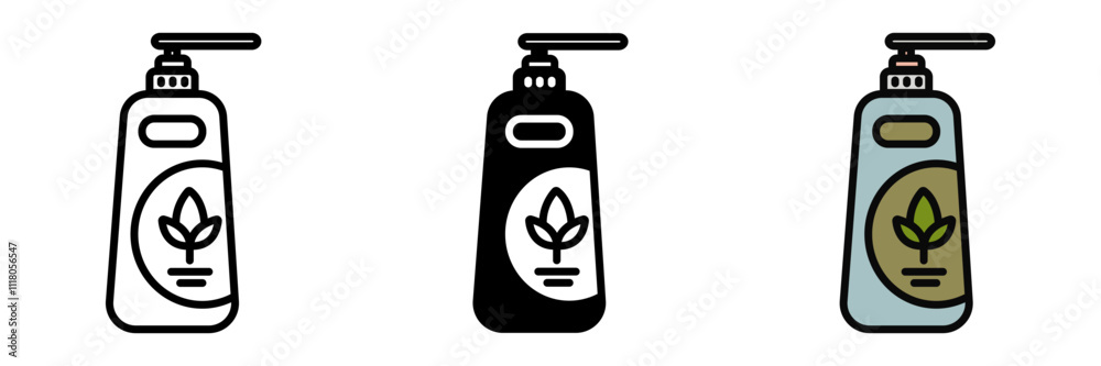 Shampoo Bottle icon is a container holding cleansing liquid for hair, designed to remove dirt, oil, and buildup for healthy, clean hair. Shampoo Bottle icon is a container holding cleansing liquid for hair, designed to remove dirt, oil, and buildup for healthy, clean hair.