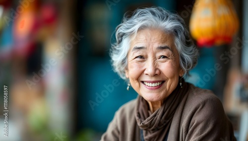Beautiful older woman powerful confident style boss strength beauty fashion diversity photo