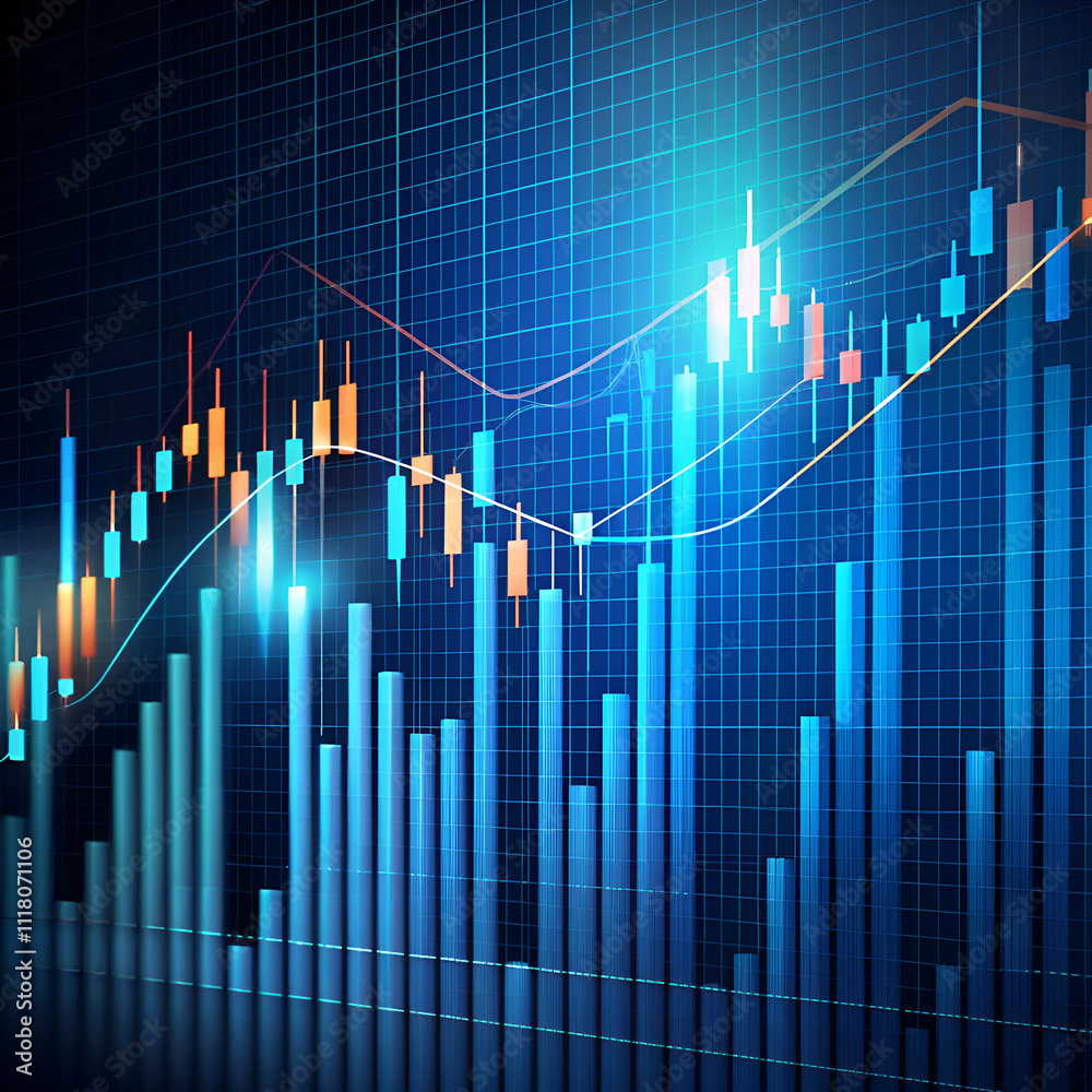 Stock Market Chart. Financial Data and Trends Stock Market Chart. Financial Data and Trends