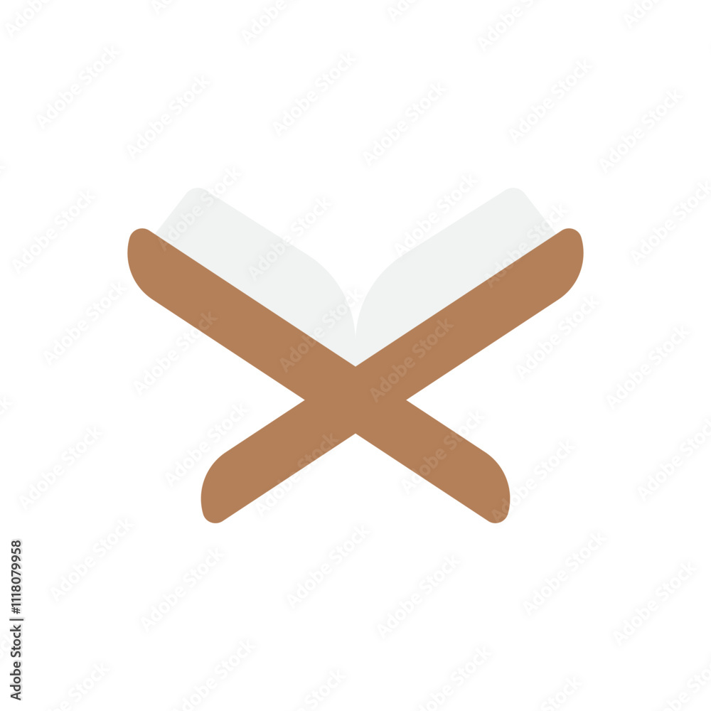 Obraz premium Quran vector icon