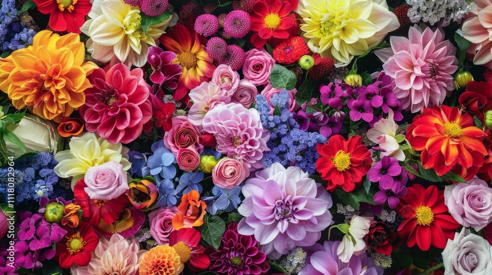 A stunning and vibrant array of colorful flowers, brilliantly showcasing the natural beauty and diversity of nature A stunning and vibrant array of colorful flowers, brilliantly showcasing the natural beauty and diversity of nature